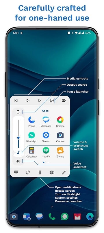 Edge Card Launcher  Screenshot 2