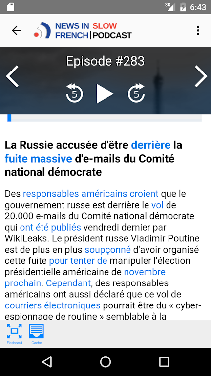 News in Slow French  Screenshot 2