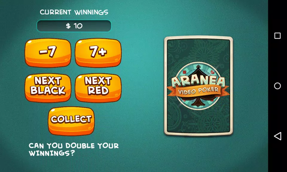 Video Poker - Aranea  Screenshot 1