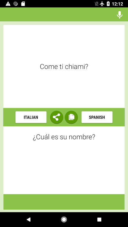 Italian-Spanish Translator  Screenshot 1