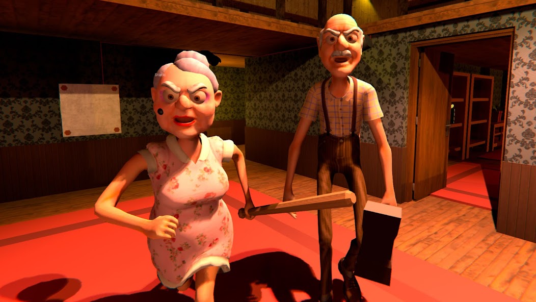 Grandpa And Granny Home Escape Mod  Screenshot 1