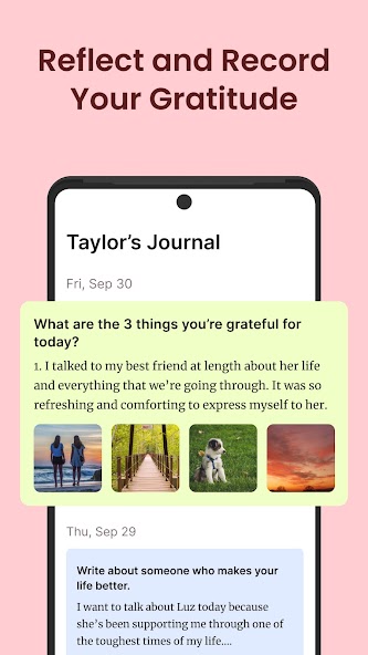 Gratitude: Self-Care Journal Mod  Screenshot 3