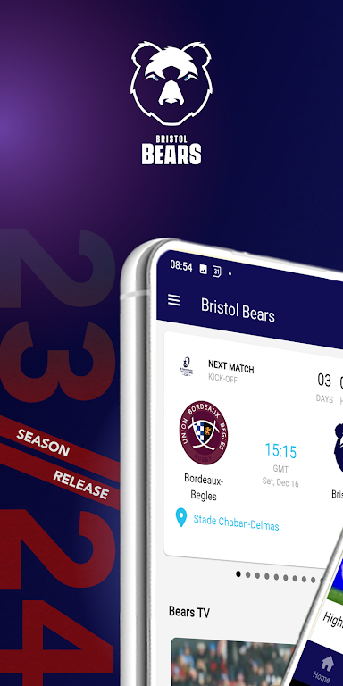 Bristol Bears Rugby  Screenshot 1