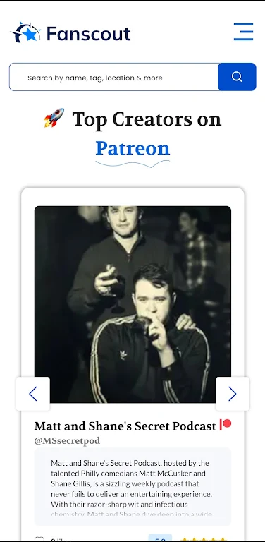 Fanscout - Creator Search  Screenshot 3