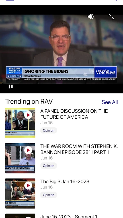 Real America’s Voice News  Screenshot 1