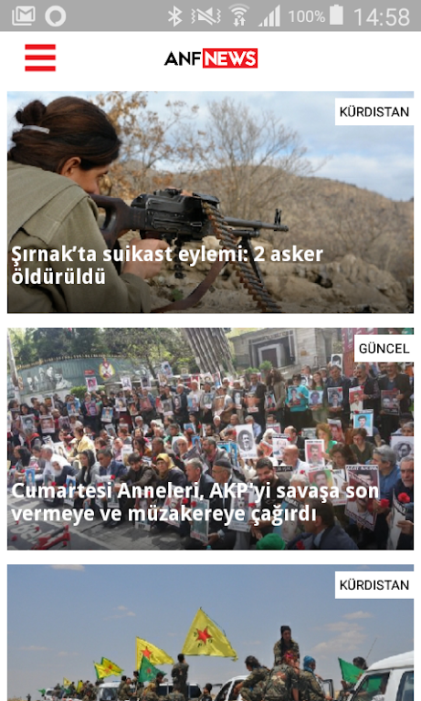 ANF Haber Ajansı  Screenshot 1