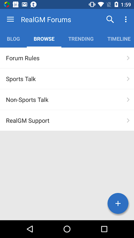 RealGM Forum  Screenshot 1