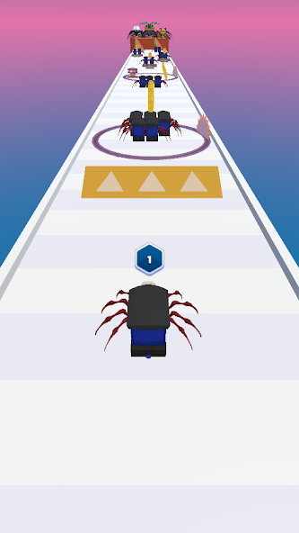 Spider Train Run: Merge Battle Mod  Screenshot 1