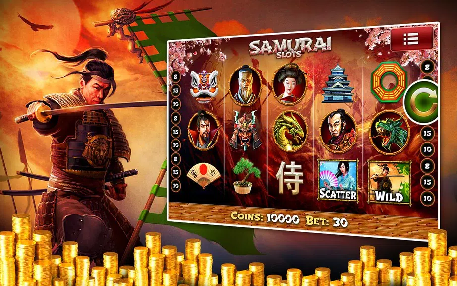 Samurai - Slot Machines Pokies  Screenshot 2