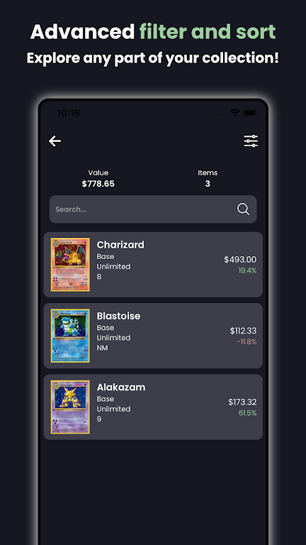 TCG Portfolio - Card Price App Mod  Screenshot 4