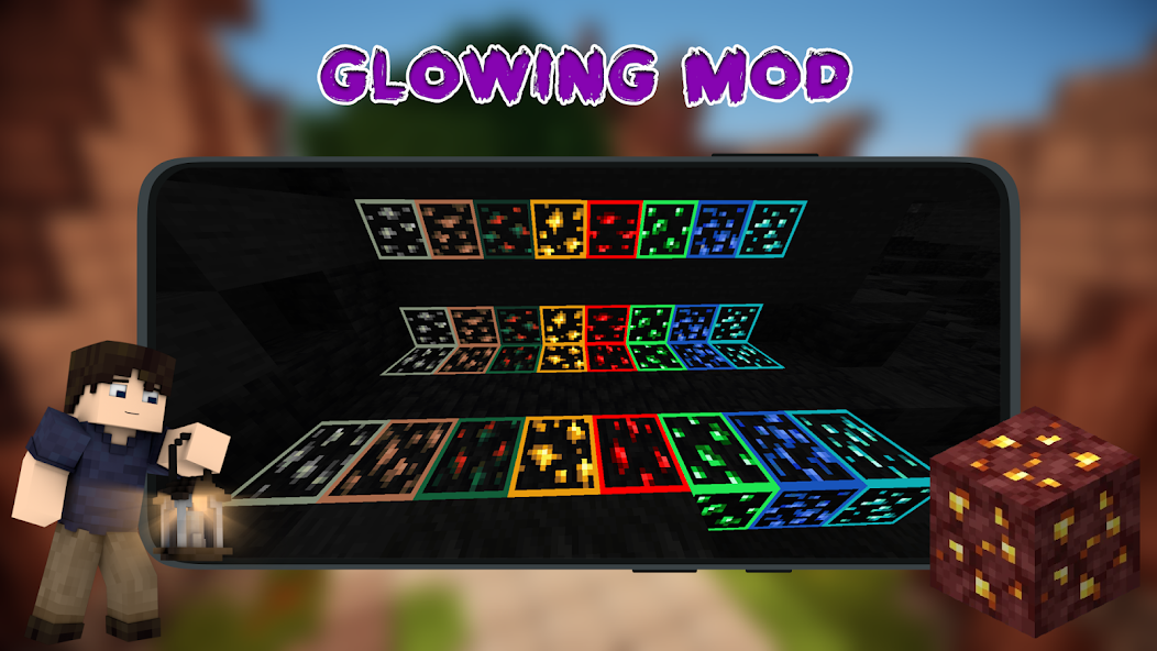 Glowing Ore Mod  Screenshot 1