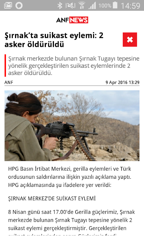 ANF Haber Ajansı  Screenshot 2