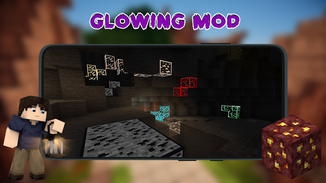 Glowing Ore Mod  Screenshot 4