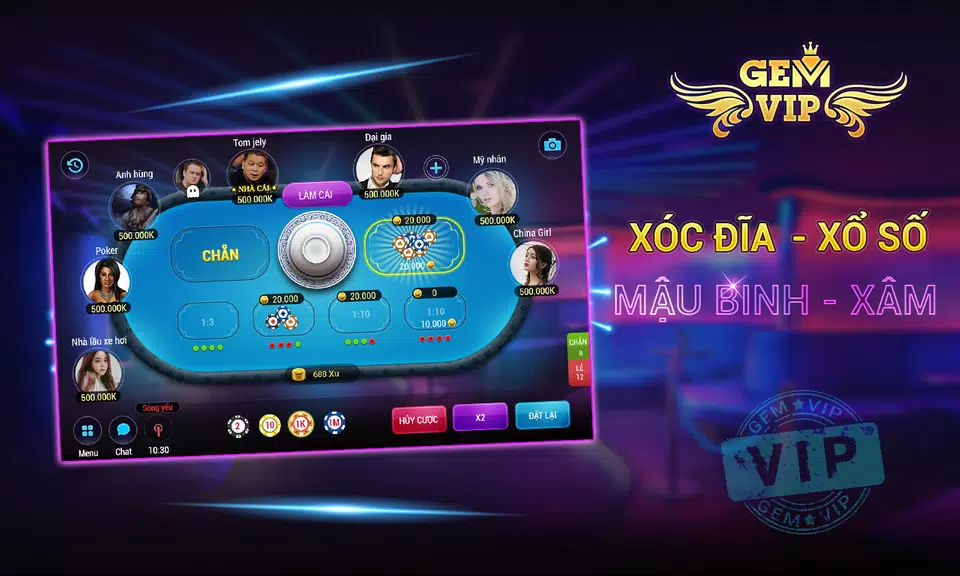 Gem VIP - Game Bai Doi Thuong  Screenshot 3