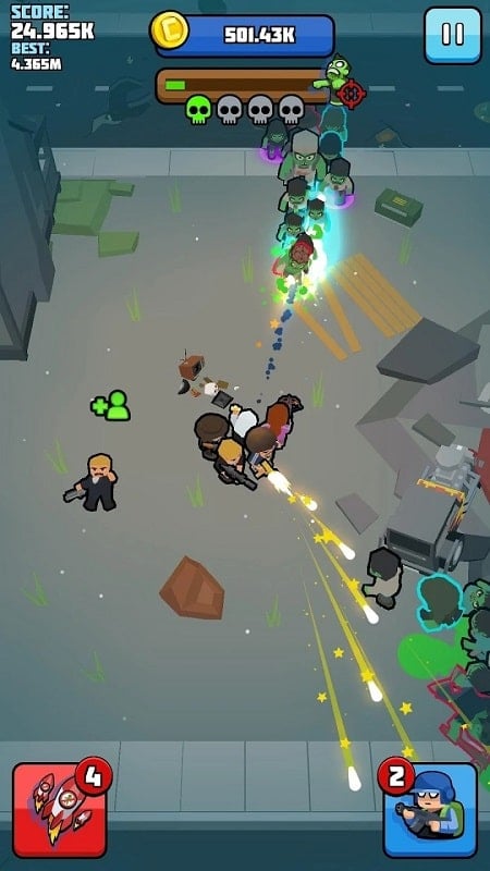 Zombie Warrior: Survivors  Screenshot 1