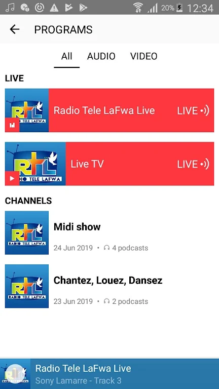 Radio Tele LaFwa  Screenshot 4