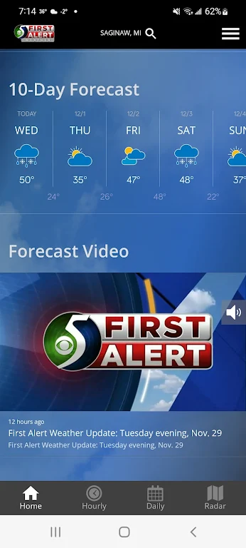 WNEM Weather  Screenshot 2