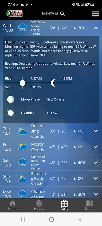 WNEM Weather  Screenshot 3