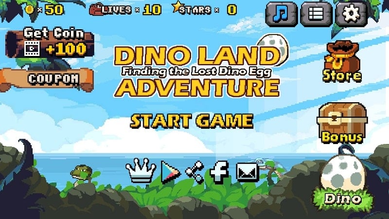 DINO LAND ADVENTURE  Screenshot 1