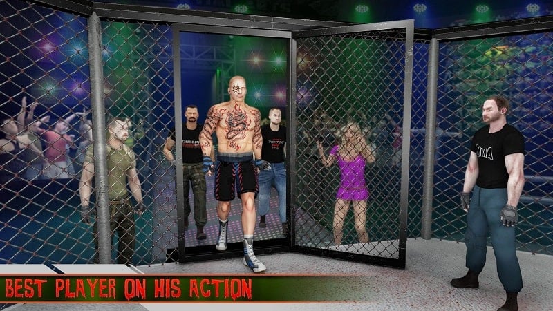 Martial Art Cage Battle King  Screenshot 1