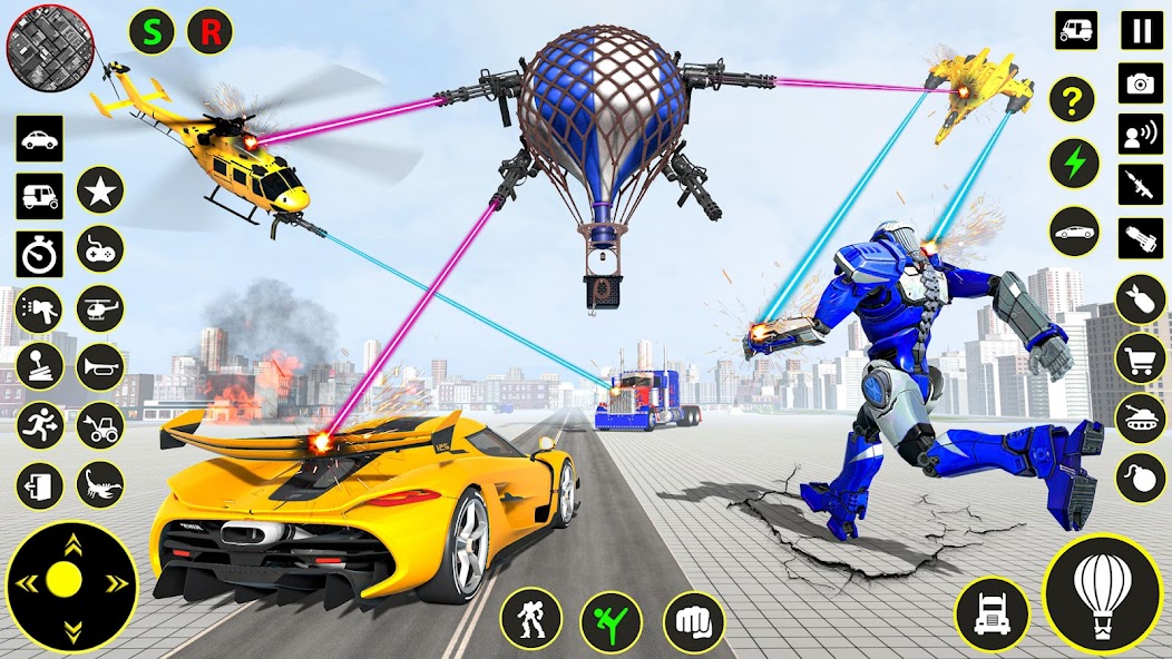 Truck Game - Car Robot Games Mod  Screenshot 4