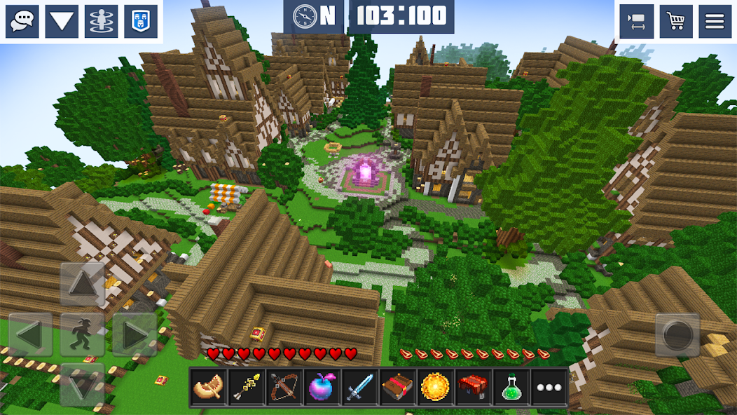 Mini Block Craft: Planet Craft Mod  Screenshot 2