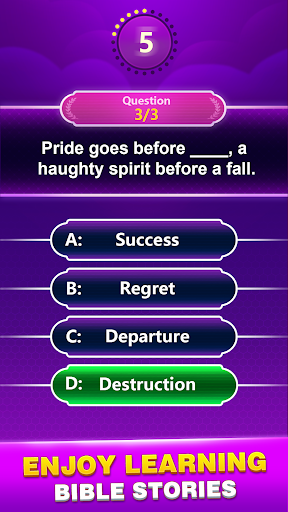 Bible Trivia - Word Quiz Game  Screenshot 4