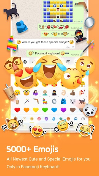 Facemoji AI Emoji Keyboard Mod  Screenshot 3