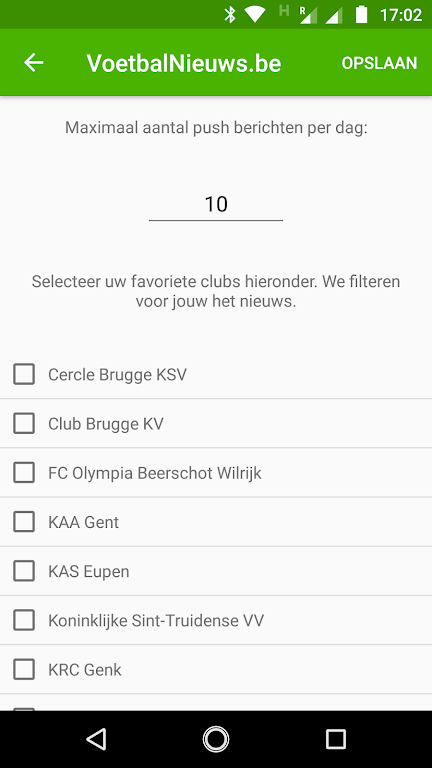 VoetbalNieuws.be  Screenshot 4