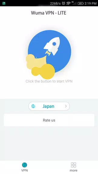 Wuma VPN-LITE-(Fast & Unlimited & Security)  Screenshot 2