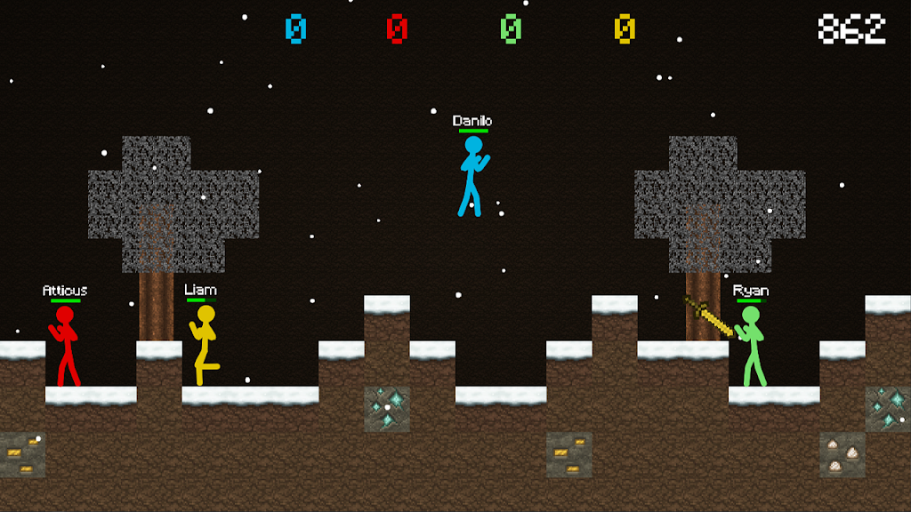 Stickman VS Multicraft: Fight Pocket Craft Mod  Screenshot 3