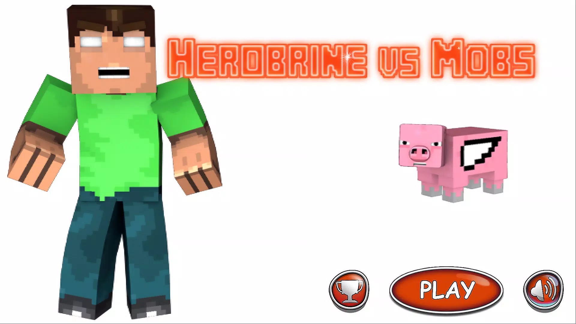 Herobrine vs Mob Craft PE Free Mod  Screenshot 1