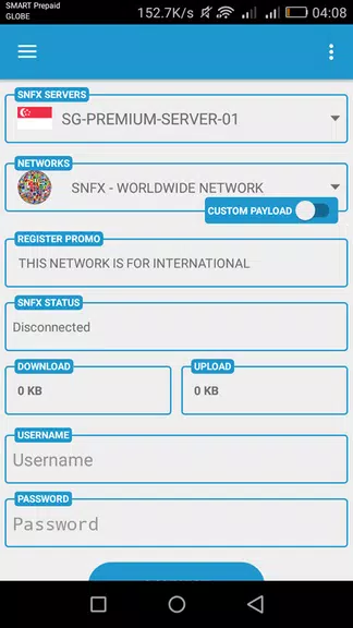 SmartNetFiberX VPN - version [1]  Screenshot 3