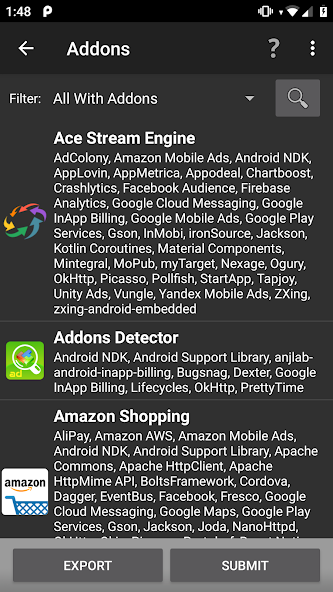 Addons Detector Mod  Screenshot 2