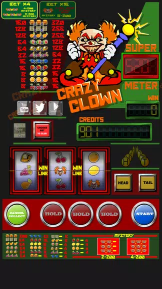 slot machine crazy clown  Screenshot 2