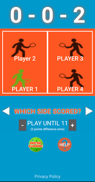 Pickleball Score Keeper  Screenshot 2