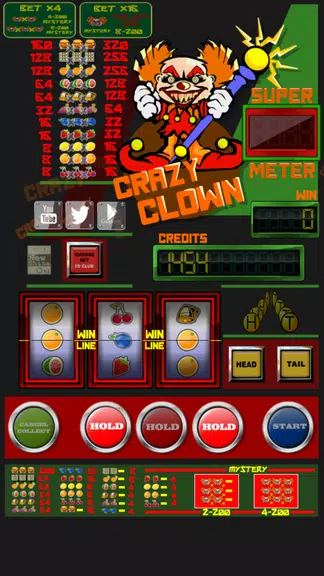 slot machine crazy clown  Screenshot 3