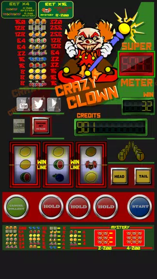 slot machine crazy clown  Screenshot 1