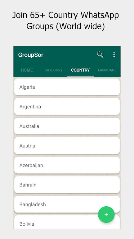 GroupSor - Join & Promote WhatsApp Group Link  Screenshot 4