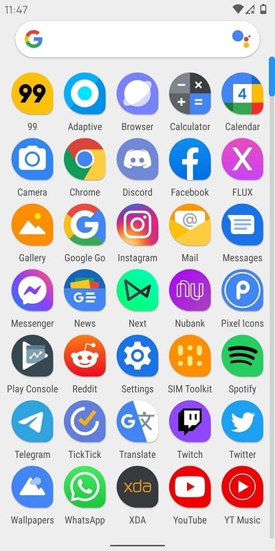 Adaptive Icon Pack  Screenshot 1