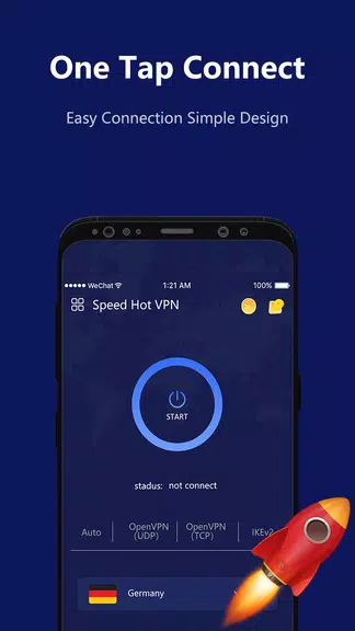 Speed Hot VPN-Fast, Secure, Free  Screenshot 1