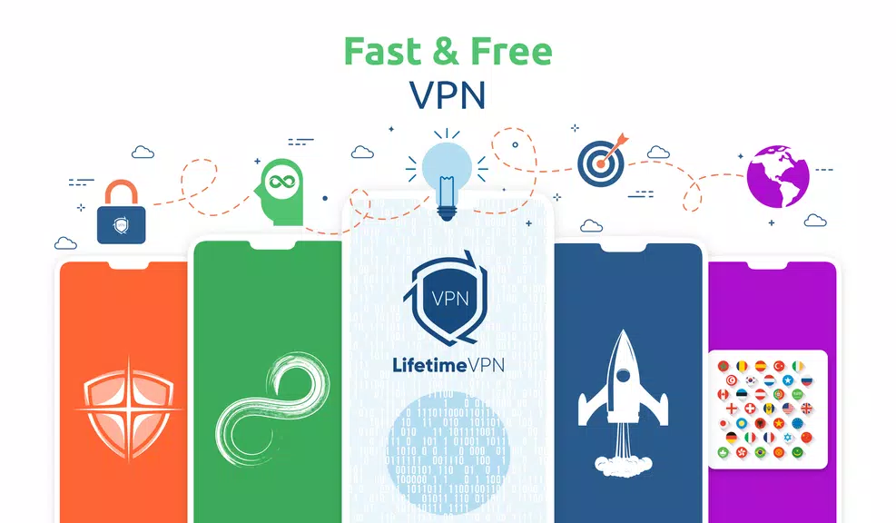 Free VPN - Fast Secure Best VPN Lifetime  Screenshot 1