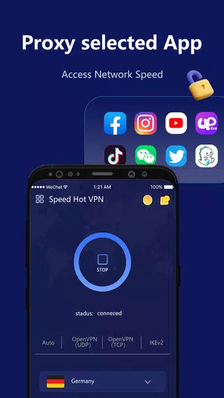 Speed Hot VPN-Fast, Secure, Free  Screenshot 2