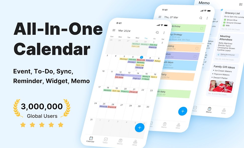 Calendar Planner - Agenda App Mod  Screenshot 1