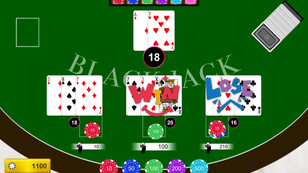 Blackjack(Cards Game)  Screenshot 2