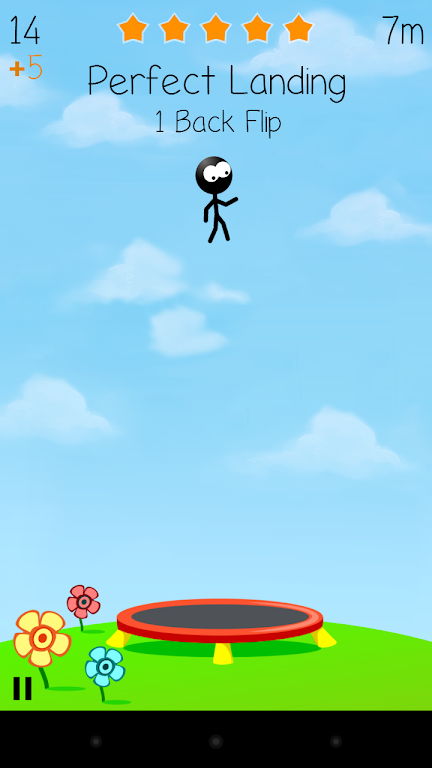 Trampoline Man (Stickman Game) Mod  Screenshot 2