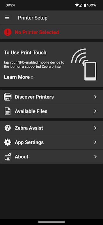 Zebra Printer Setup Utility  Screenshot 1