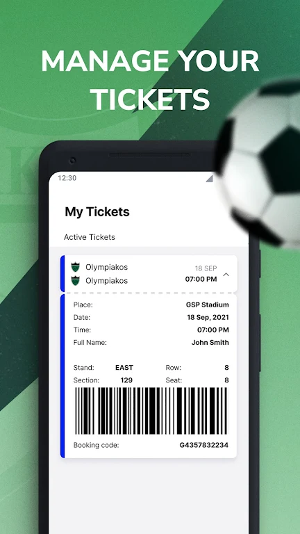 Olympiakos tickets  Screenshot 3