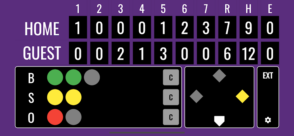 Softball Scoreboard  Screenshot 3