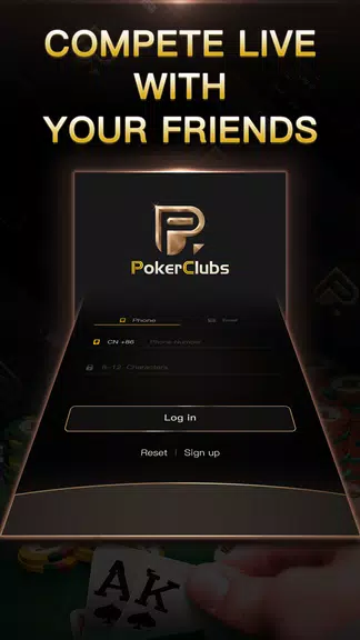 PokerClubs-Global Poker Game  Screenshot 3